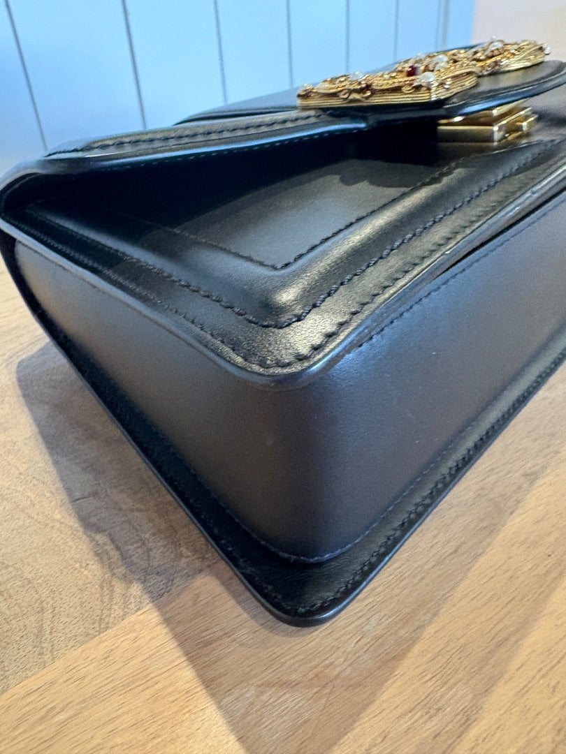 Black Dolce & Gabbana Limited Edition D&G Amore Top Handle