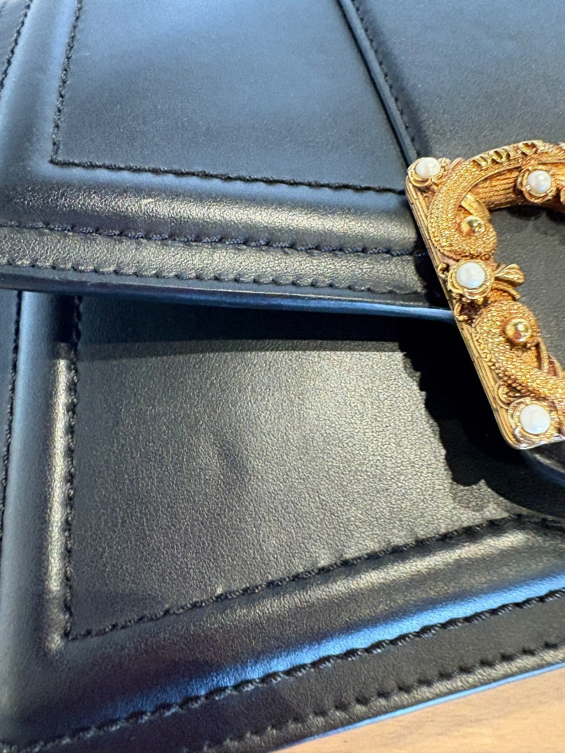 Black Dolce & Gabbana Limited Edition D&G Amore Top Handle