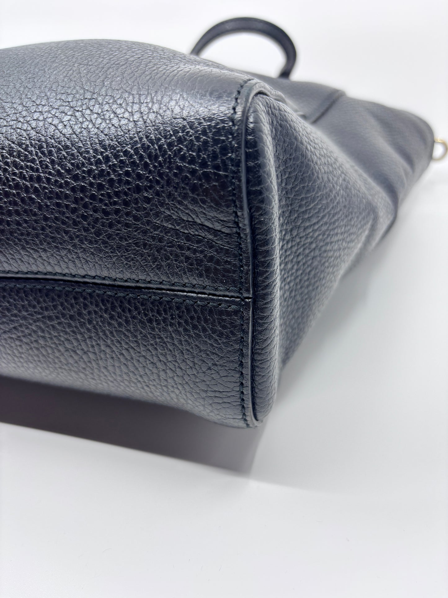 Navy  Gucci Swing Tote