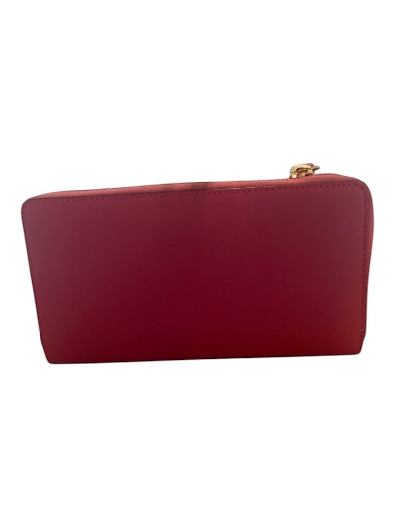 Pink Gucci Zip Around Wallet