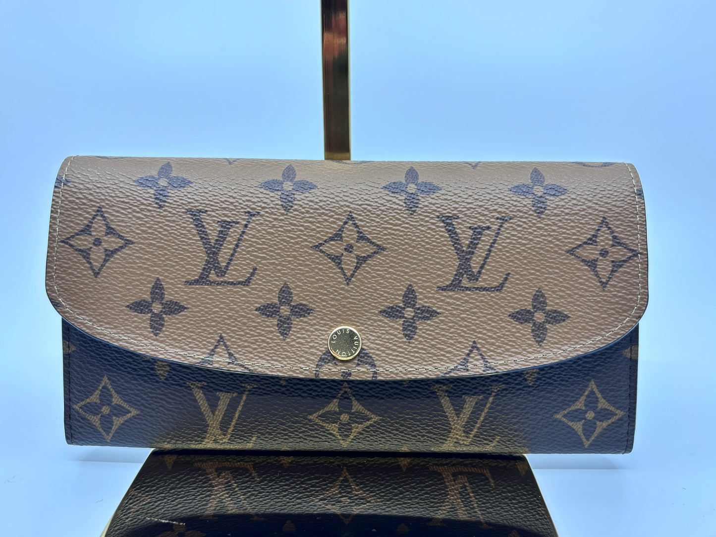 Louis Vuitton Monogram Reverse Monogram Emilie Wallet