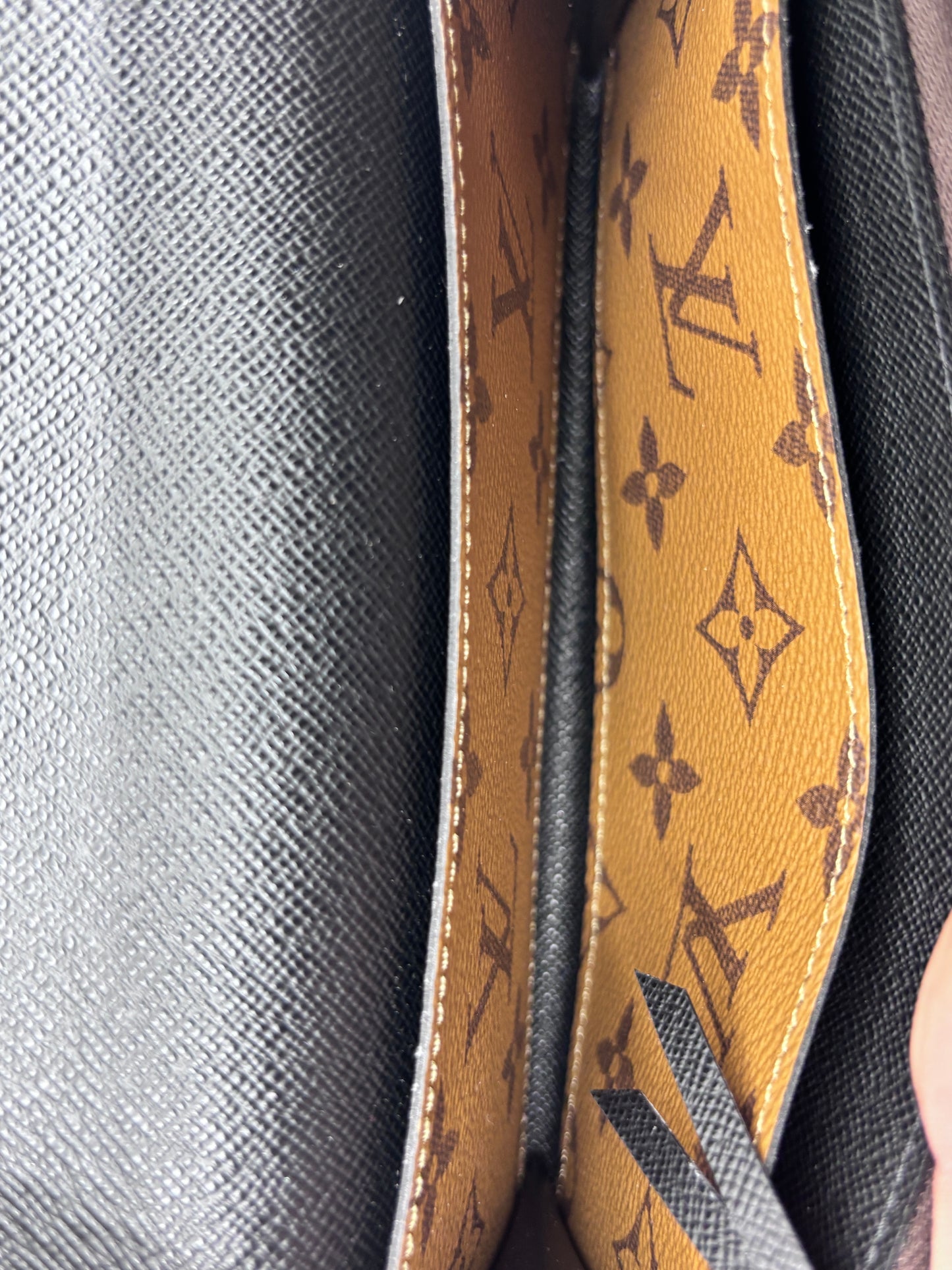 Louis Vuitton Monogram Reverse Monogram Emilie Wallet