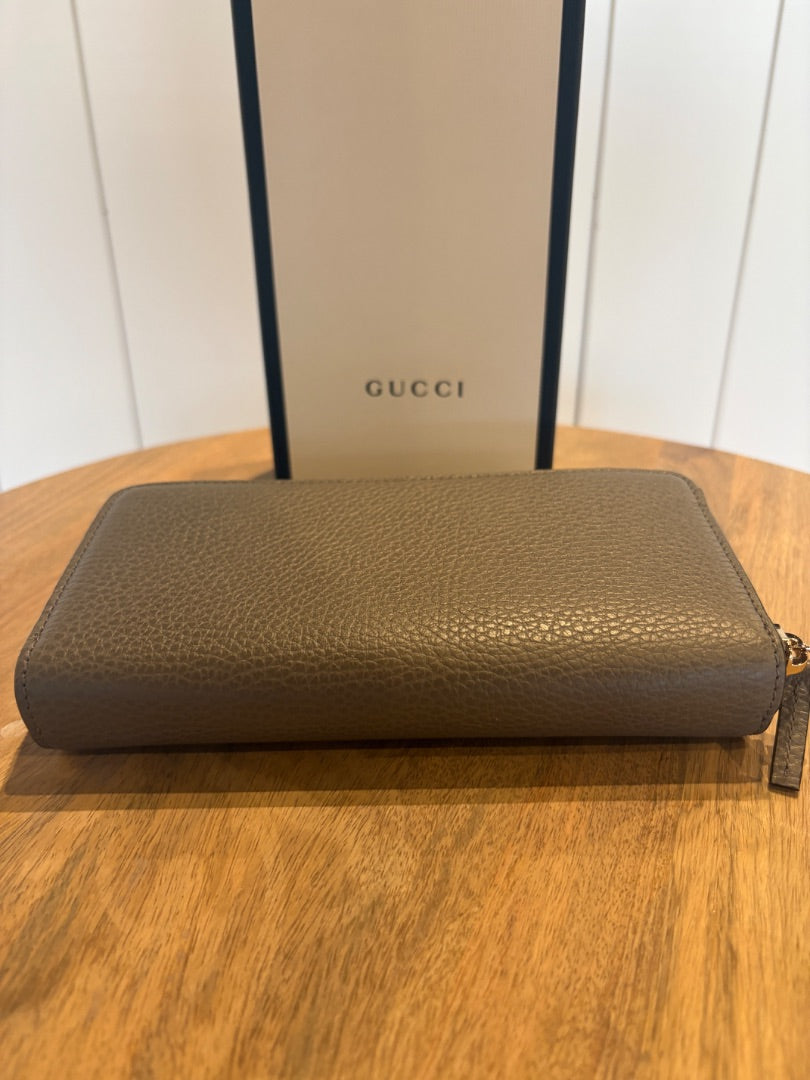 Grey Brand New in Box Gucci Wallet