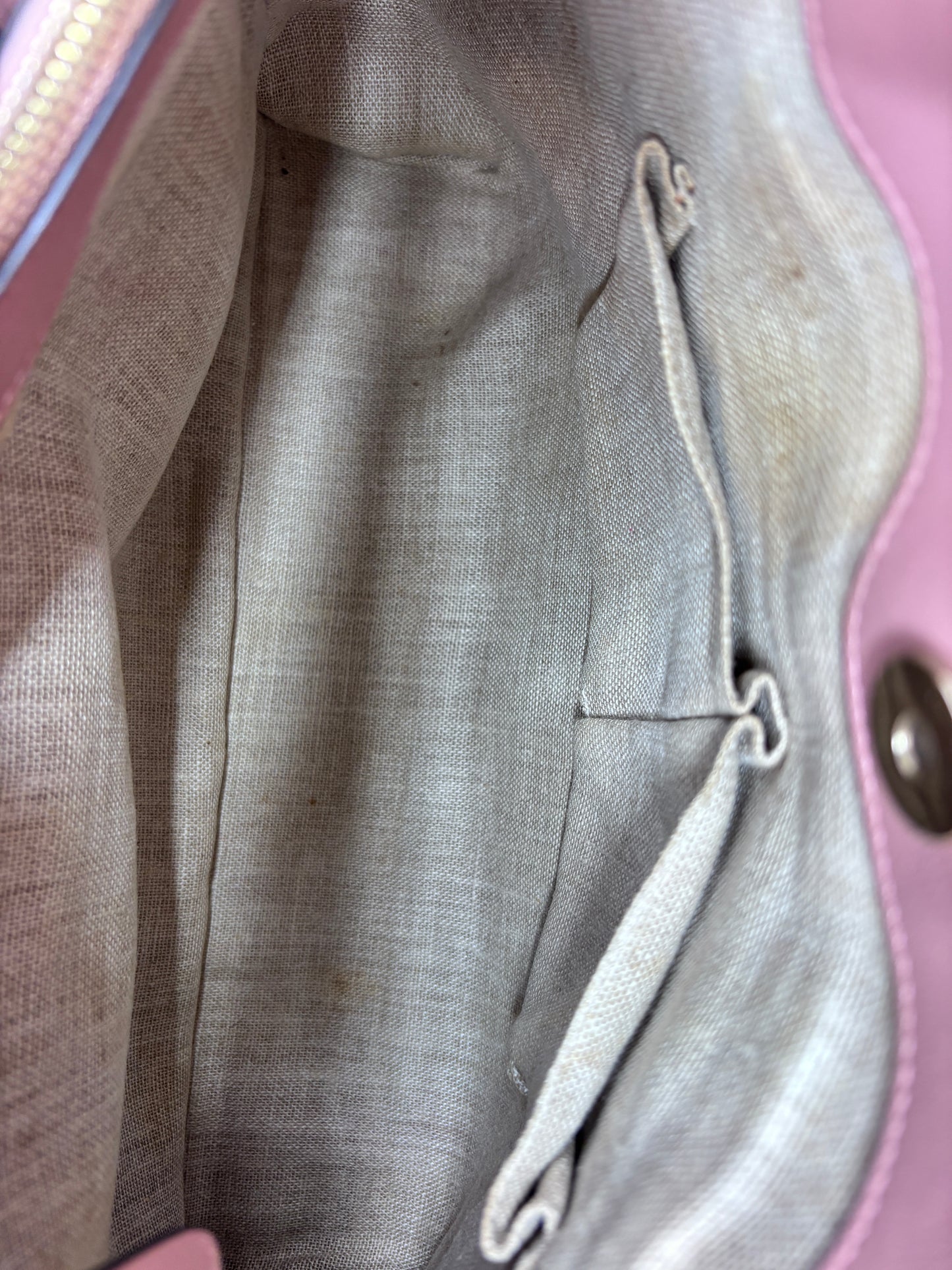 Pink Gucci Micro Guccissima Top Handle