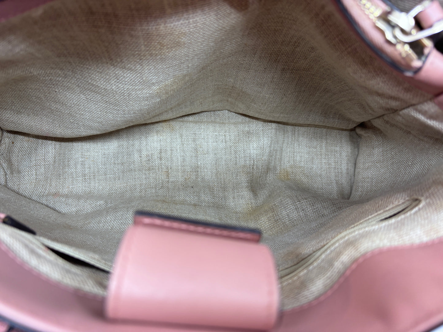 Pink Gucci Micro Guccissima Top Handle