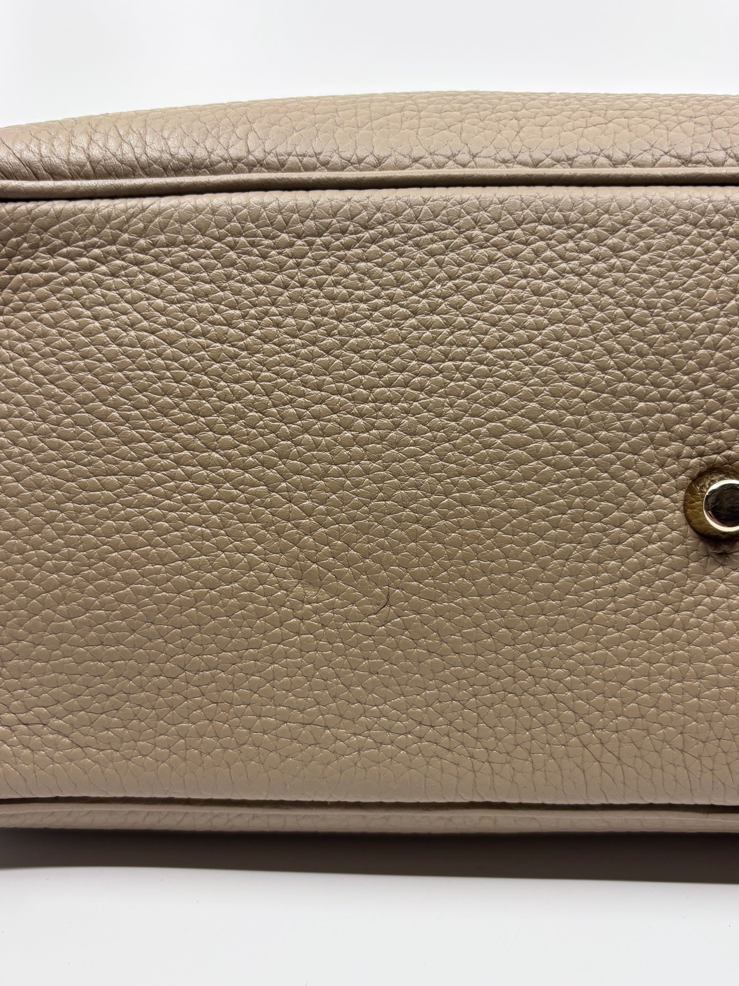 Tan Dior Diorissimo Leather Tote
