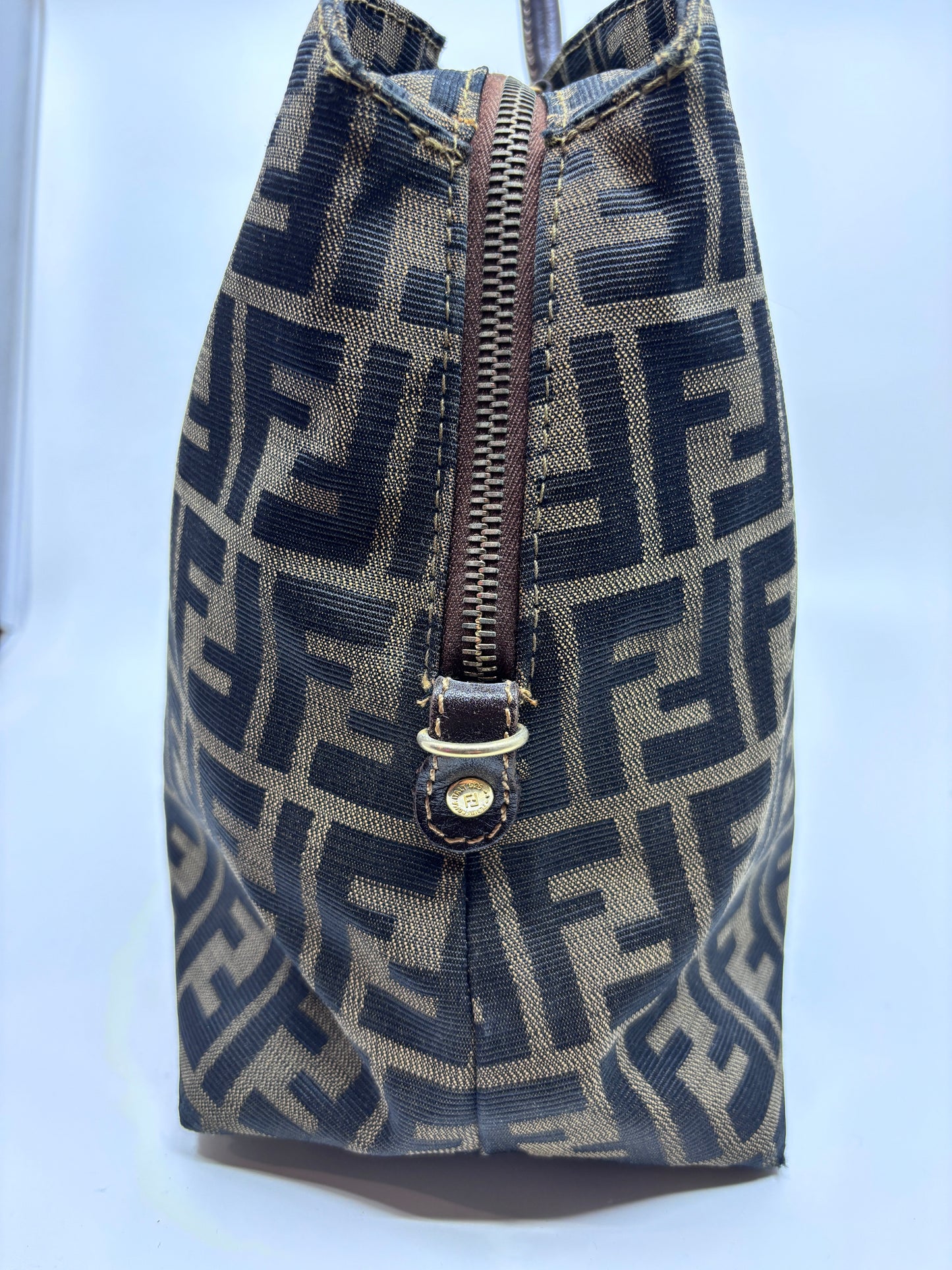 Brown Fendi Zucca Top Handle