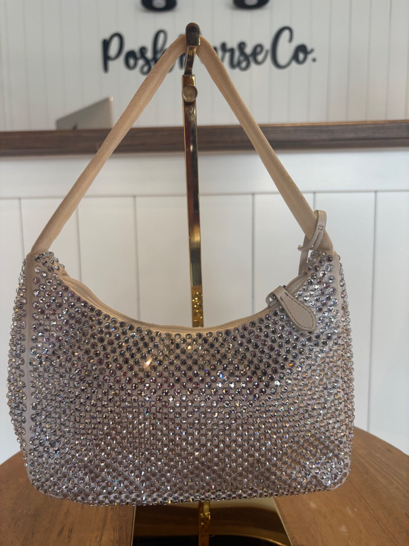 Crystal Prada Crystal Re-Edition Shoulder Bag