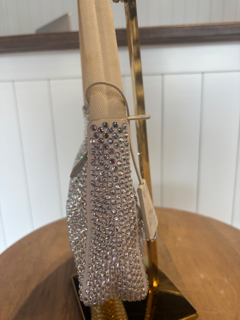 Crystal Prada Crystal Re-Edition Shoulder Bag