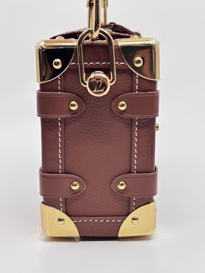 Tan Louis Vuitton BRAND NEW Side Trunk PM