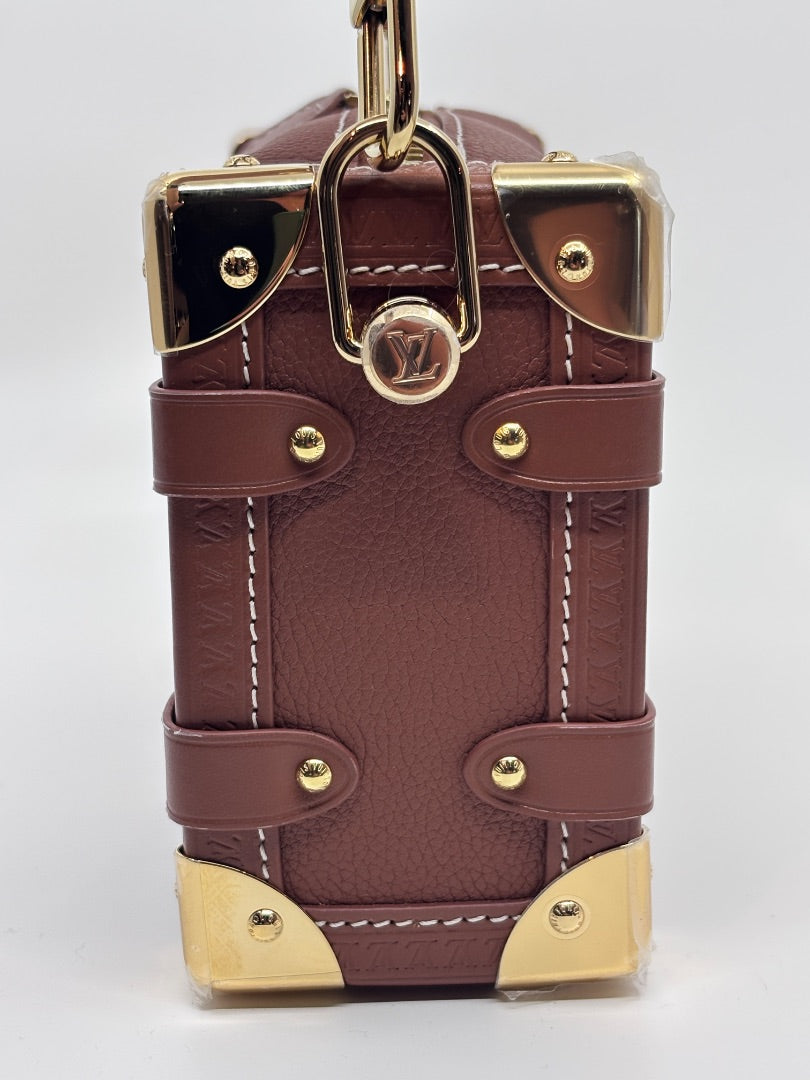 Tan Louis Vuitton BRAND NEW Side Trunk PM