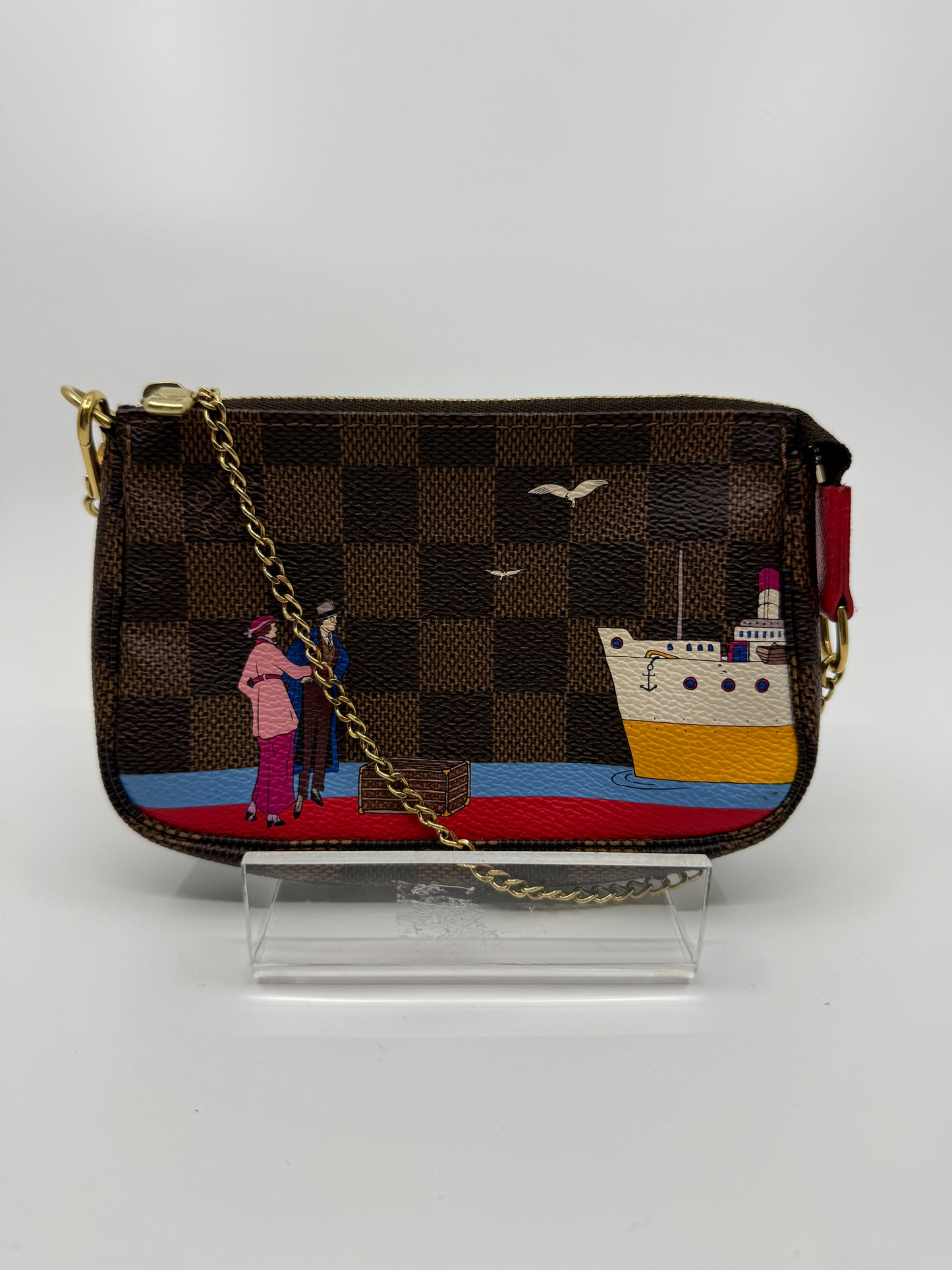 Ebene Louis Vuitton 2016 Christmas Chain Pochette