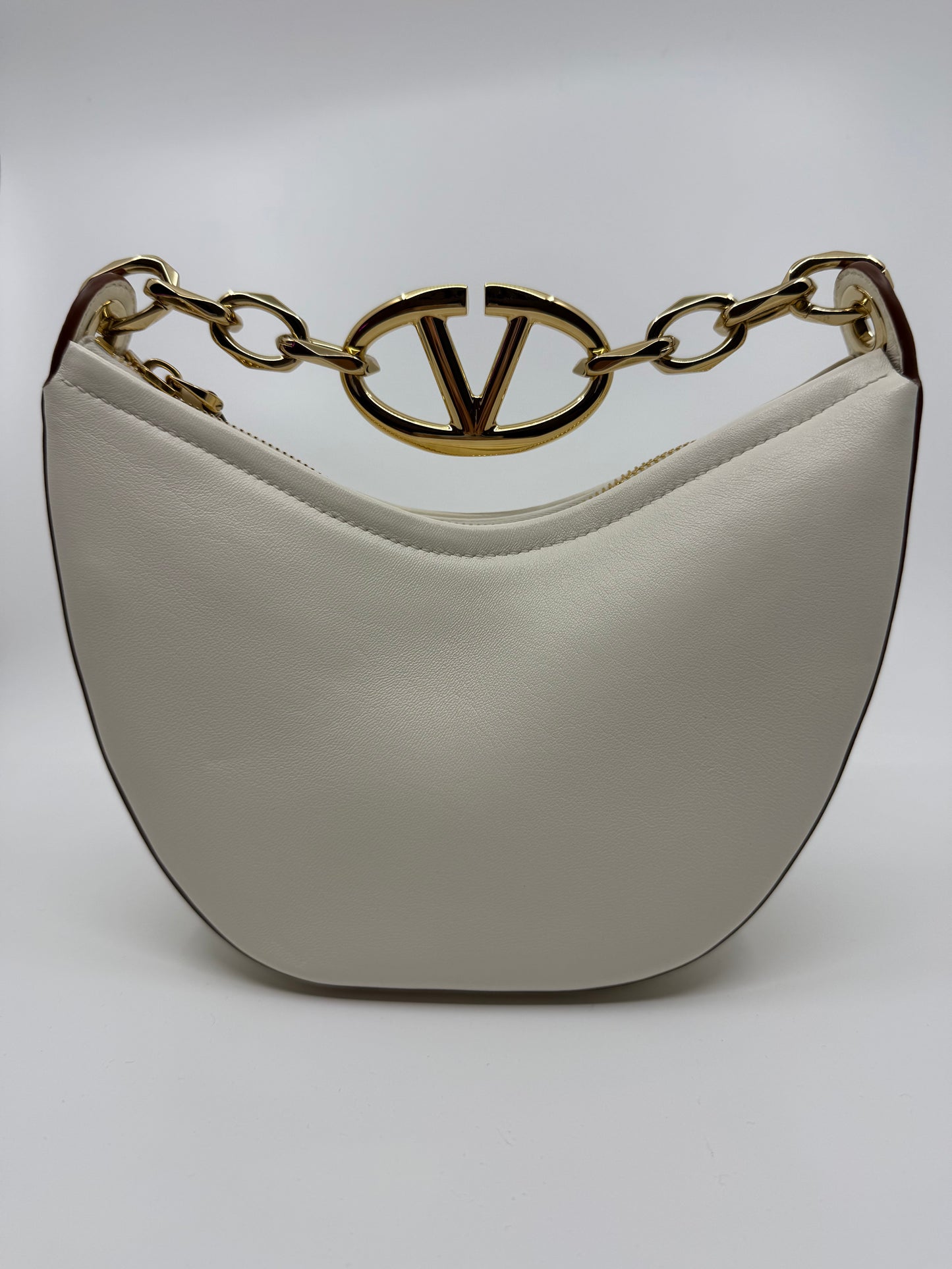 Ivory  Valentino Vlogo Moon Hobo
