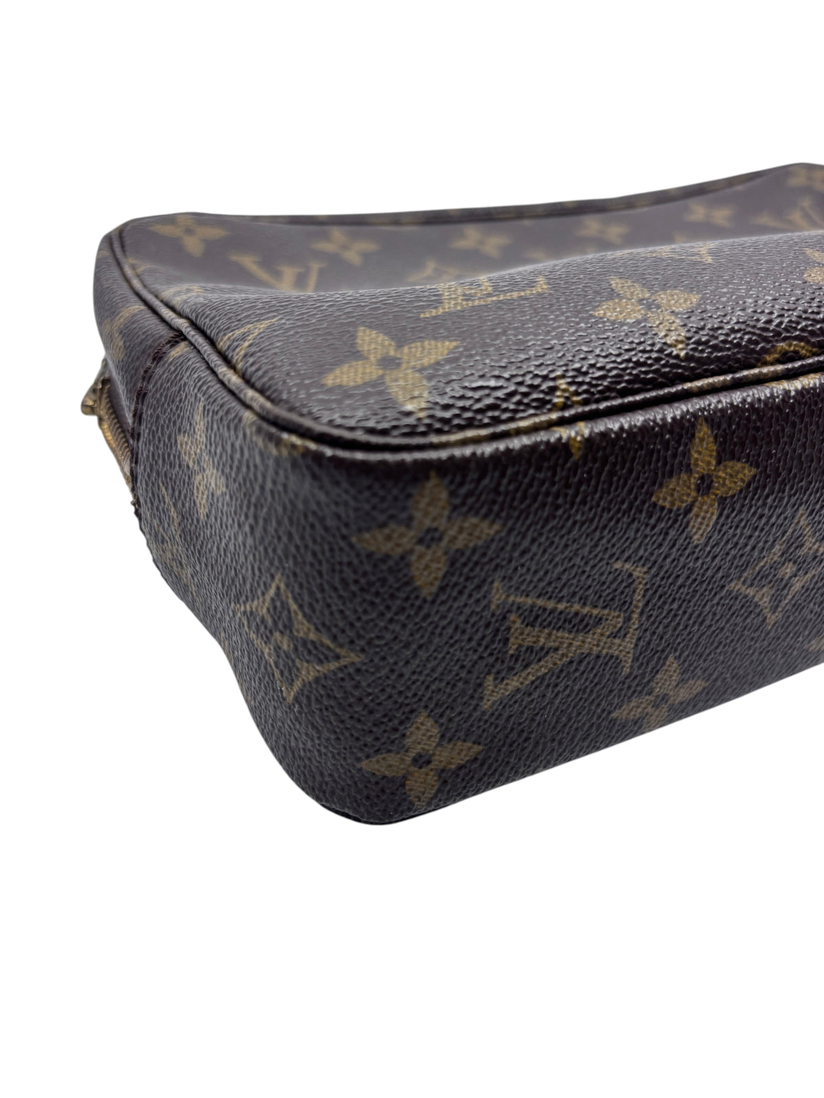 Posh Purse Co. preloved Louis Vuitton Trousse Toilette 23 in classic brown monogram coated canvas