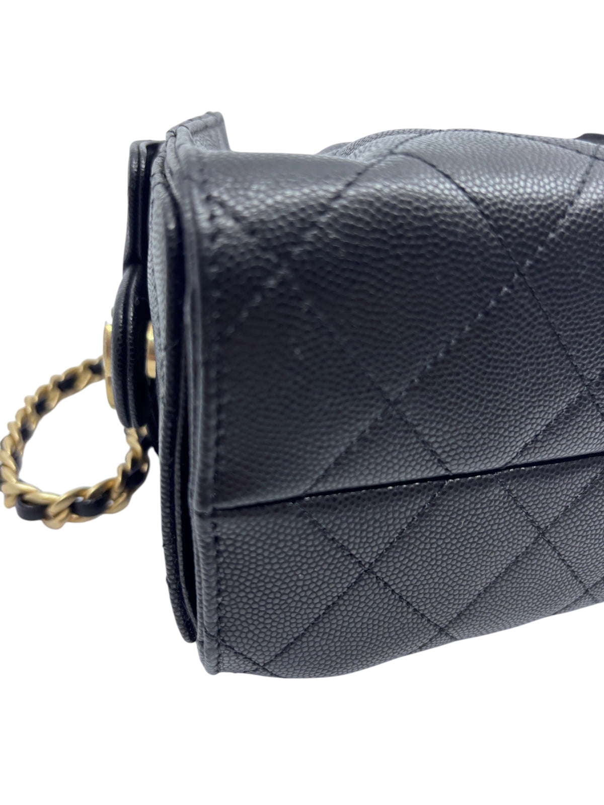 Black Chanel 25 Hobo, Mini