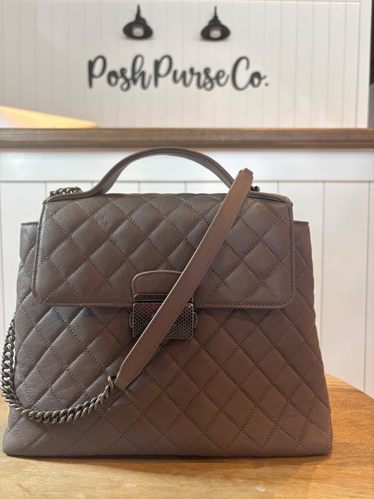 Grey Chanel University Bag