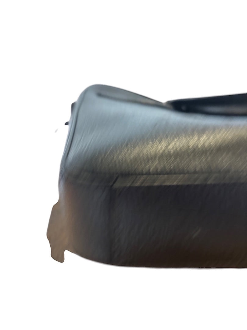 Posh Purse Co black leather Ferragamo Mancini Revival briefcase with structured silhouette and polished hardware.