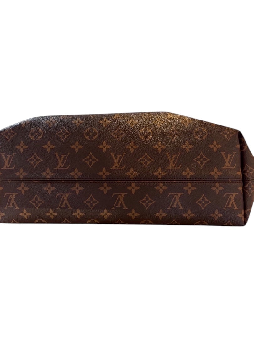 Posh Purse Co Louis Vuitton Graceful MM Monogram Canvas shoulder bag with Pivoine interior and gold-tone hardware.