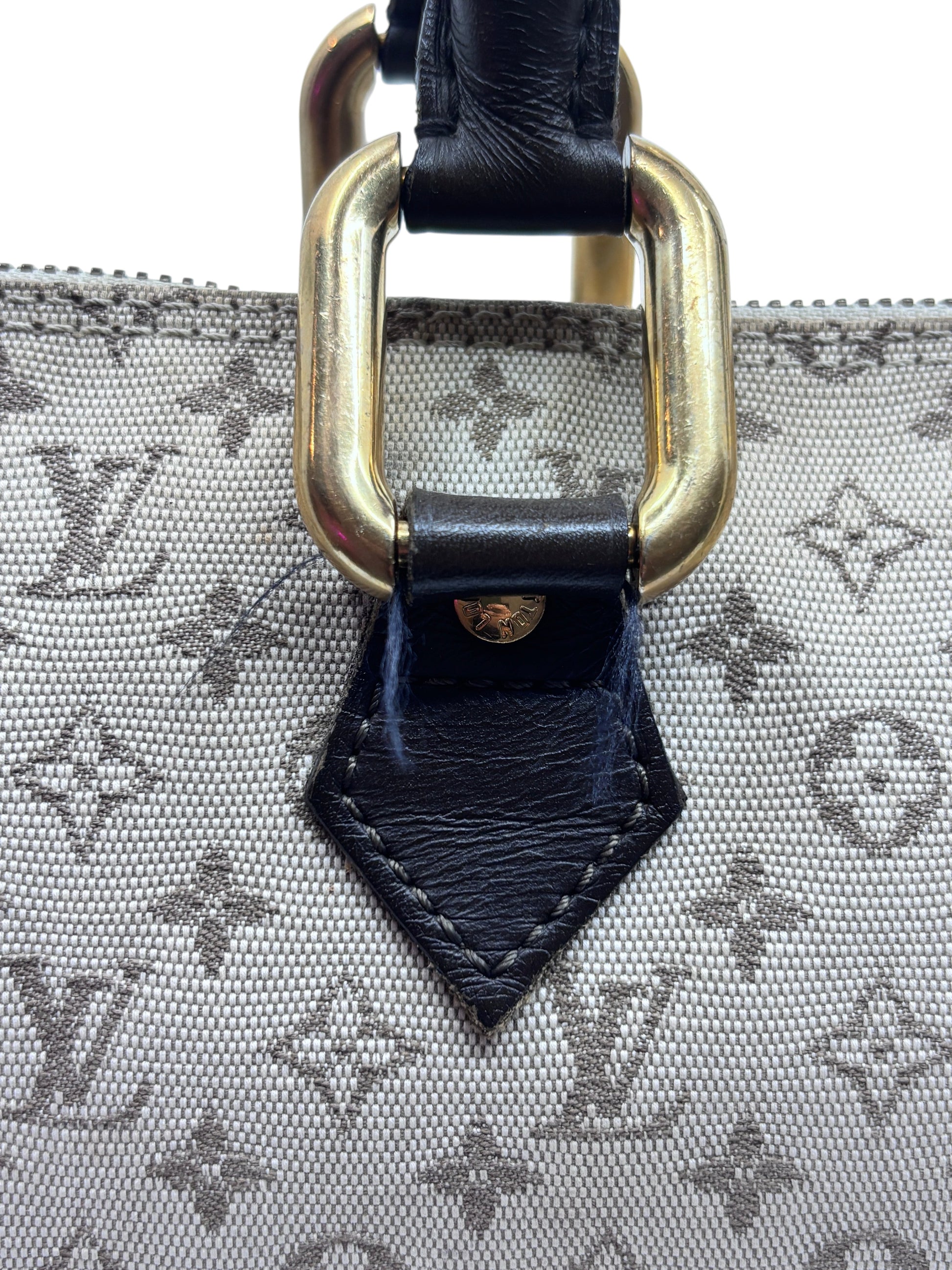 Posh Purse Co preowned Louis Vuitton Long Mini Lin bag featuring beige monogram canvas and gold-tone hardware detail