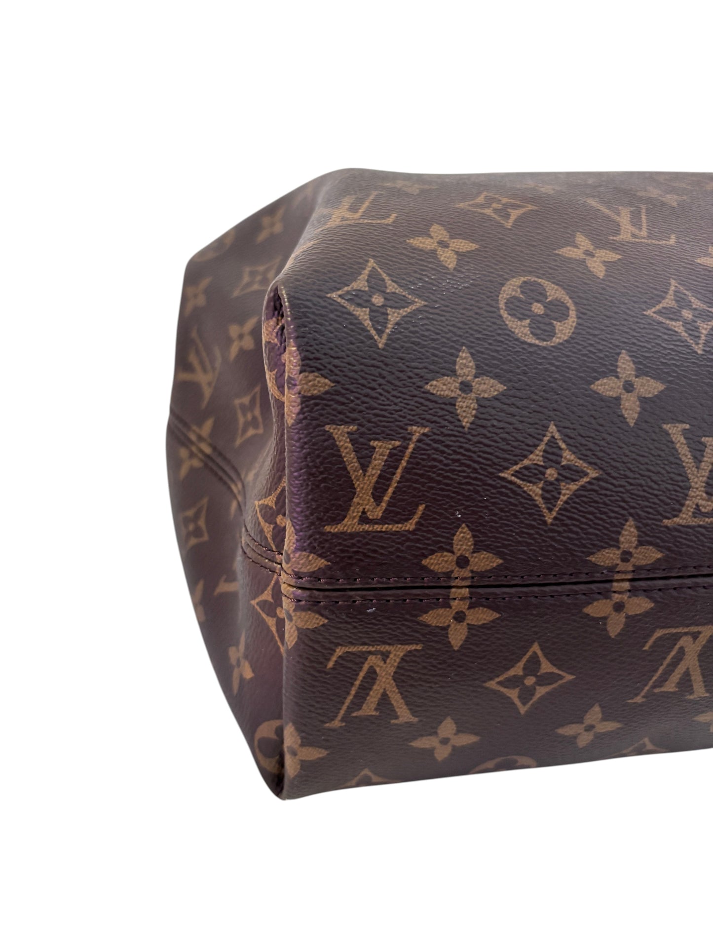 Posh Purse Co preloved Louis Vuitton Graceful hobo bag featuring the iconic brown monogram coated canvas