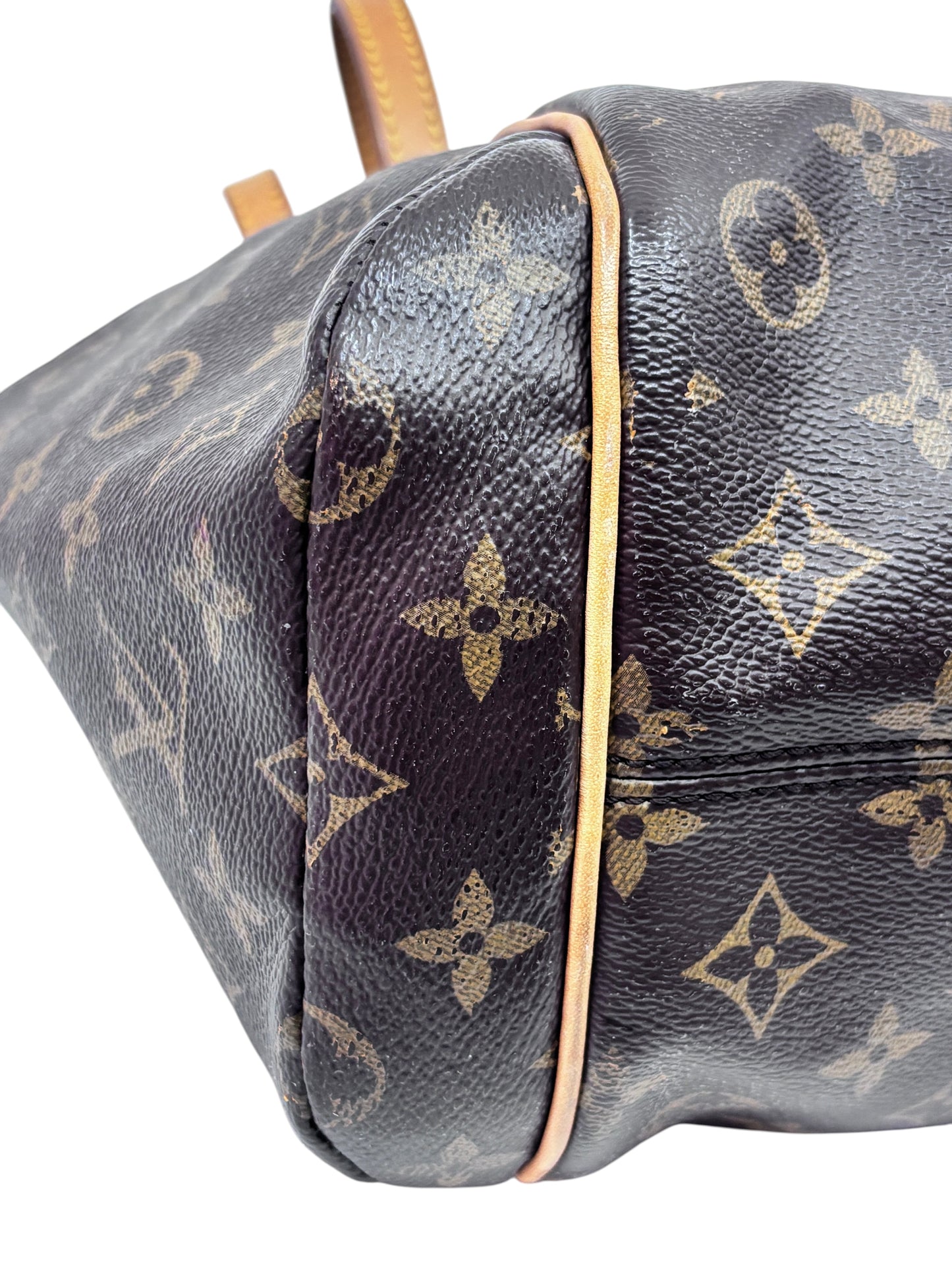 Posh Purse Co preowned Louis Vuitton Totally PM tote bag featuring brown monogram canvas and vachetta leather trim