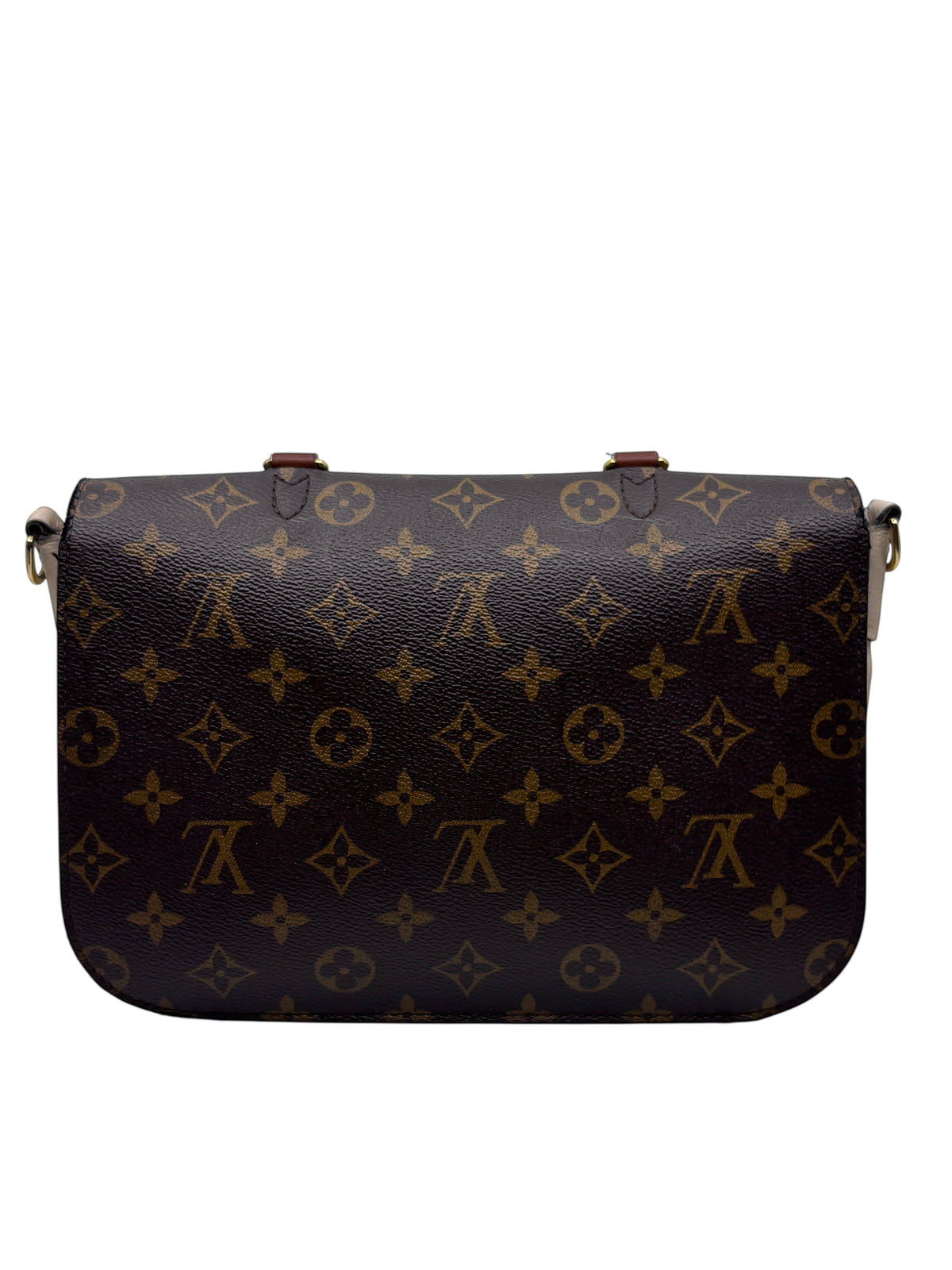 Posh Purse Co. Louis Vuitton Vaugirard bag in brown monogram coated canvas with a structured flap and gold hardware.